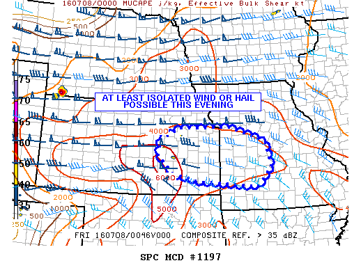 NOAA Storm Prediction Center Mesoscale Discussion 1197