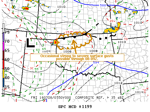 NOAA Storm Prediction Center Mesoscale Discussion 1199