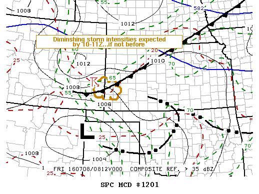 NOAA Storm Prediction Center Mesoscale Discussion 1201