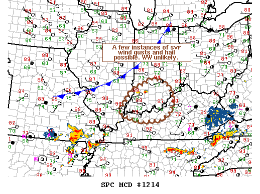 NOAA Storm Prediction Center Mesoscale Discussion 1214
