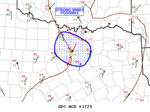 NOAA Storm Prediction Center Mesoscale Discussion 1225