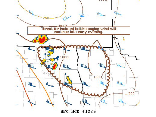 NOAA Storm Prediction Center Mesoscale Discussion 1226