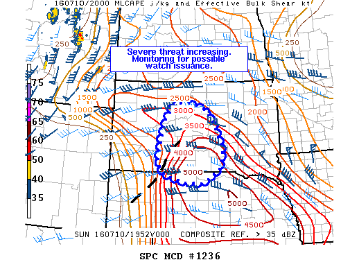 NOAA Storm Prediction Center Mesoscale Discussion 1236