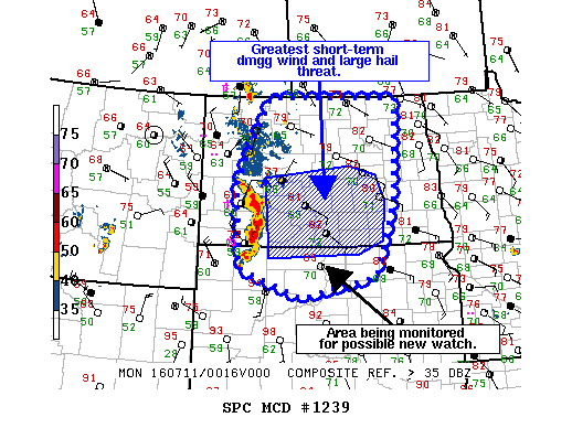 NOAA Storm Prediction Center Mesoscale Discussion 1239