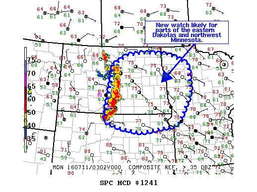 NOAA Storm Prediction Center Mesoscale Discussion 1241