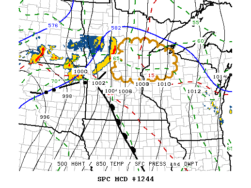 NOAA Storm Prediction Center Mesoscale Discussion 1244