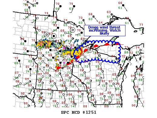 NOAA Storm Prediction Center Mesoscale Discussion 1251