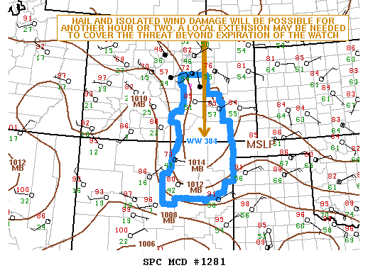 NOAA Storm Prediction Center Mesoscale Discussion 1281