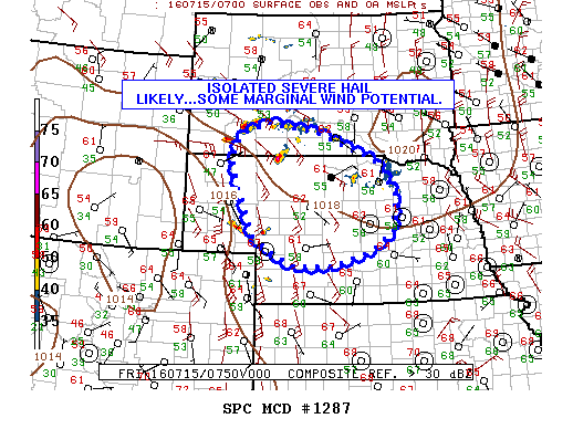 NOAA Storm Prediction Center Mesoscale Discussion 1287