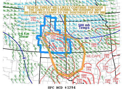 NOAA Storm Prediction Center Mesoscale Discussion 1294