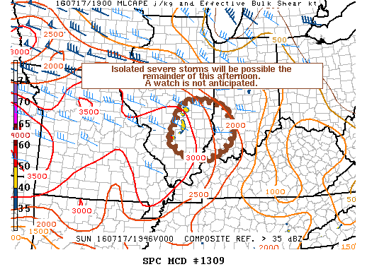 NOAA Storm Prediction Center Mesoscale Discussion 1309