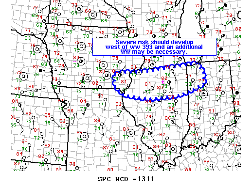 NOAA Storm Prediction Center Mesoscale Discussion 1311