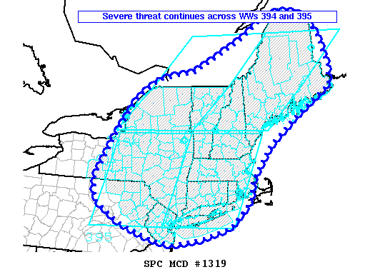 NOAA Storm Prediction Center Mesoscale Discussion 1319