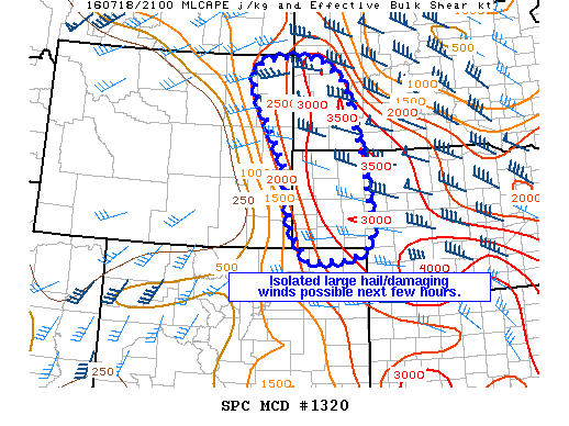 NOAA Storm Prediction Center Mesoscale Discussion 1320