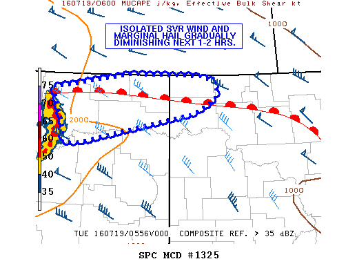 NOAA Storm Prediction Center Mesoscale Discussion 1325