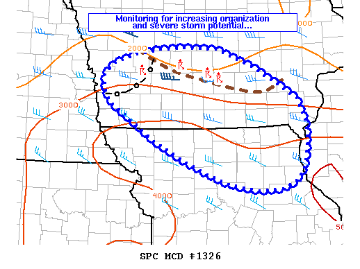 NOAA Storm Prediction Center Mesoscale Discussion 1326