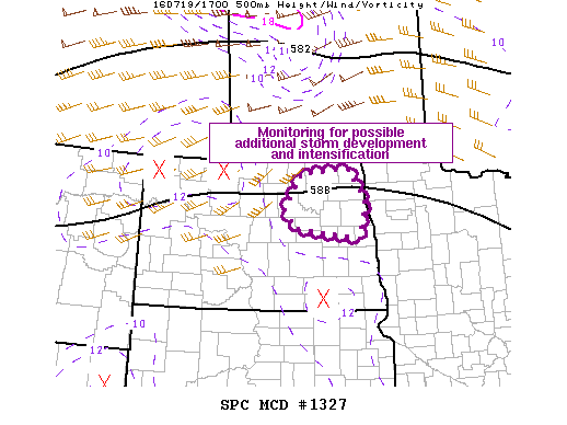 NOAA Storm Prediction Center Mesoscale Discussion 1327