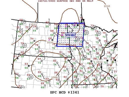 NOAA Storm Prediction Center Mesoscale Discussion 1341