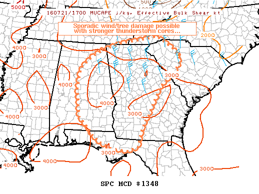 NOAA Storm Prediction Center Mesoscale Discussion 1348