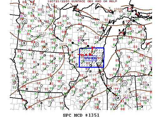 NOAA Storm Prediction Center Mesoscale Discussion 1351