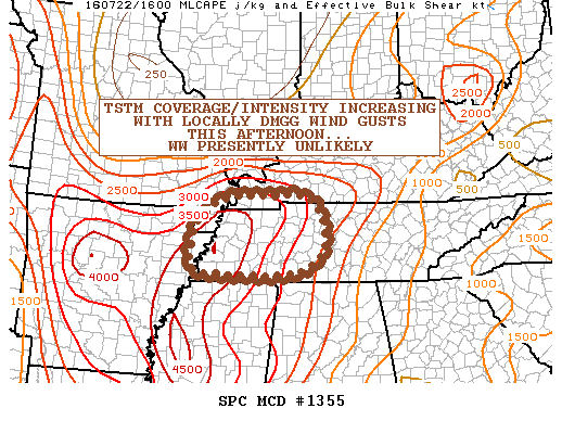 NOAA Storm Prediction Center Mesoscale Discussion 1355