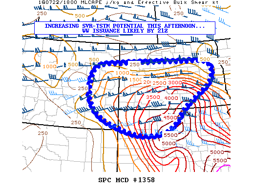 NOAA Storm Prediction Center Mesoscale Discussion 1358