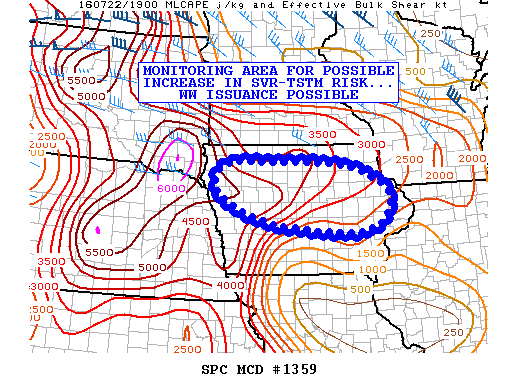 NOAA Storm Prediction Center Mesoscale Discussion 1359