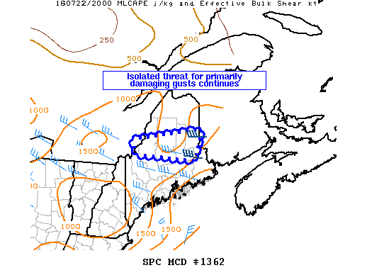 NOAA Storm Prediction Center Mesoscale Discussion 1362