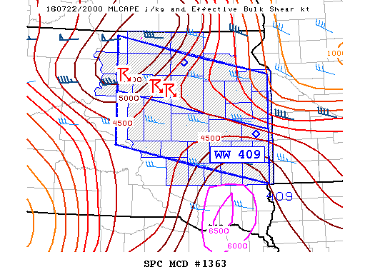 NOAA Storm Prediction Center Mesoscale Discussion 1363