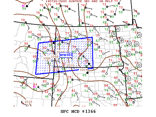 NOAA Storm Prediction Center Mesoscale Discussion 1366