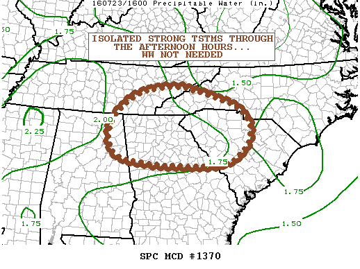 NOAA Storm Prediction Center Mesoscale Discussion 1370