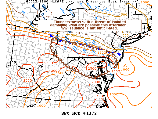 NOAA Storm Prediction Center Mesoscale Discussion 1372