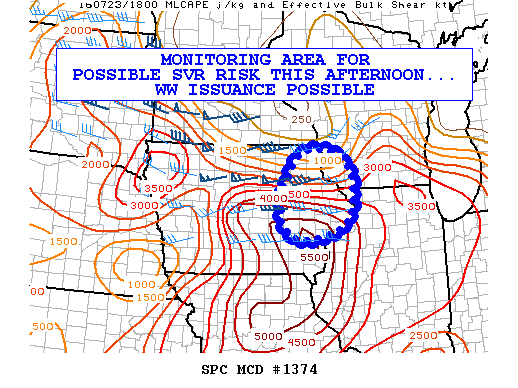 NOAA Storm Prediction Center Mesoscale Discussion 1374