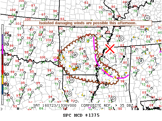 NOAA Storm Prediction Center Mesoscale Discussion 1375