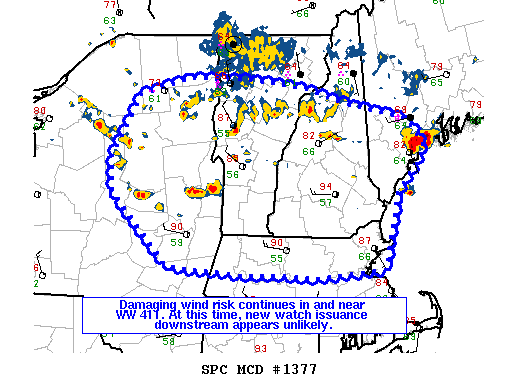 NOAA Storm Prediction Center Mesoscale Discussion 1377