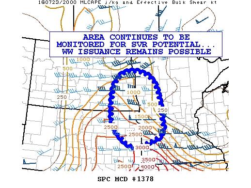 NOAA Storm Prediction Center Mesoscale Discussion 1378