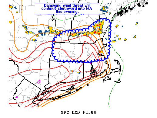 NOAA Storm Prediction Center Mesoscale Discussion 1380