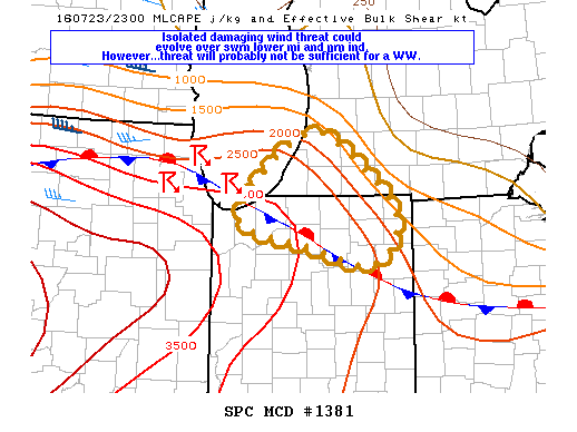 NOAA Storm Prediction Center Mesoscale Discussion 1381