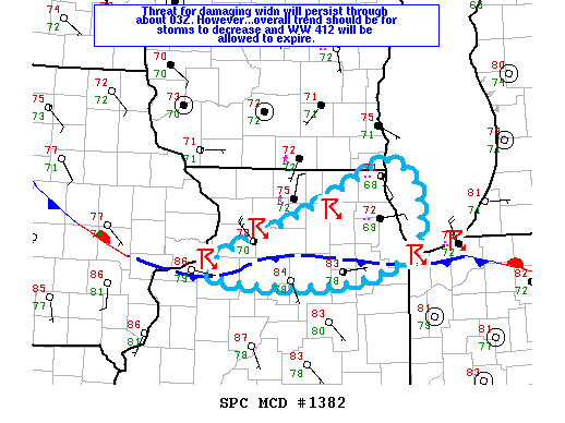 NOAA Storm Prediction Center Mesoscale Discussion 1382