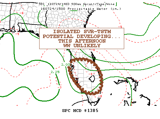 NOAA Storm Prediction Center Mesoscale Discussion 1385