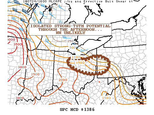 NOAA Storm Prediction Center Mesoscale Discussion 1386