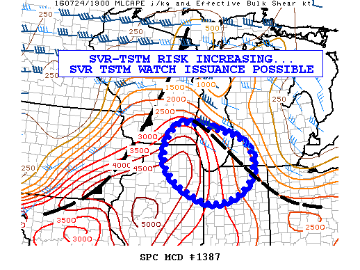 NOAA Storm Prediction Center Mesoscale Discussion 1387