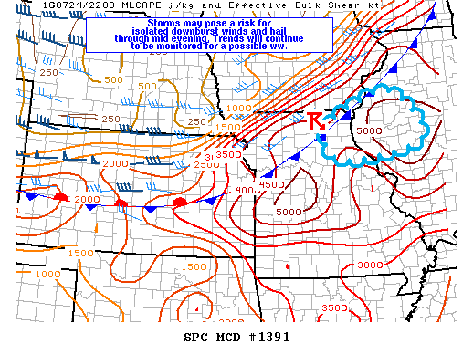 NOAA Storm Prediction Center Mesoscale Discussion 1391