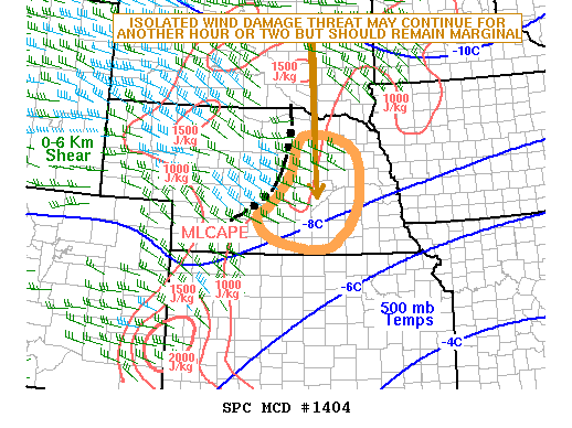 NOAA Storm Prediction Center Mesoscale Discussion 1404