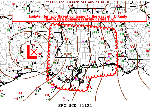 Tornado Watch for Louisiana, Mississippi, Alabama likely extended