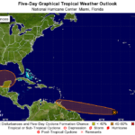 Low pressure development "expected" in Gulf of Mexico
