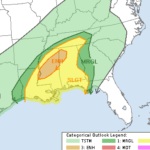 SPC: Mississippi severe threat increases this afternoon / evening