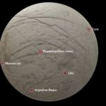 Liquid water may exist near the surface of Europa, a moon of Jupiter