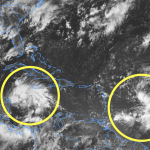 Two Tropical Depressions aimed at United States expected to strengthen