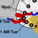 9/14/20 AM Tropical Storm Sally NHC update: Still on track to make landfall sometime Tuesday